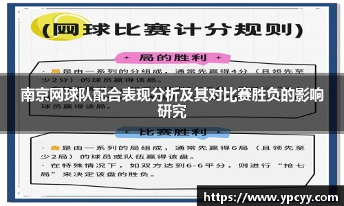 南京网球队配合表现分析及其对比赛胜负的影响研究